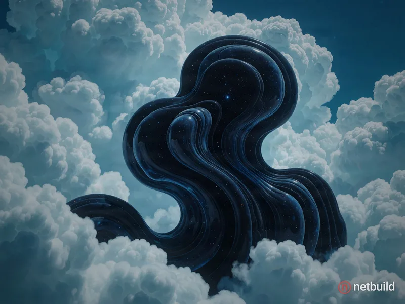 photo illustration from a world in the clouds, in the style of tanya shatseva, the stars art group (xing xing), meghan howland, dark indigo and light...